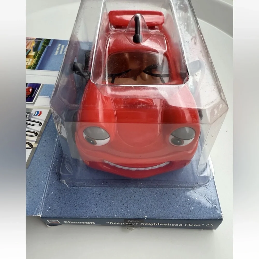 Vintage "The Chevron Cars" Tony Turbo Red Sports Car New in box - Picture 4 of 5